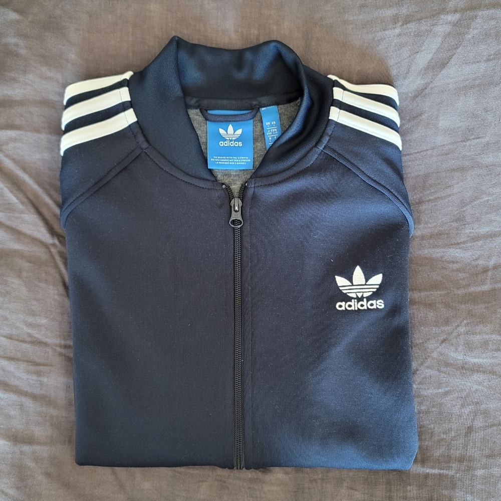 Like New Men's Adidas Navy Track Jacket